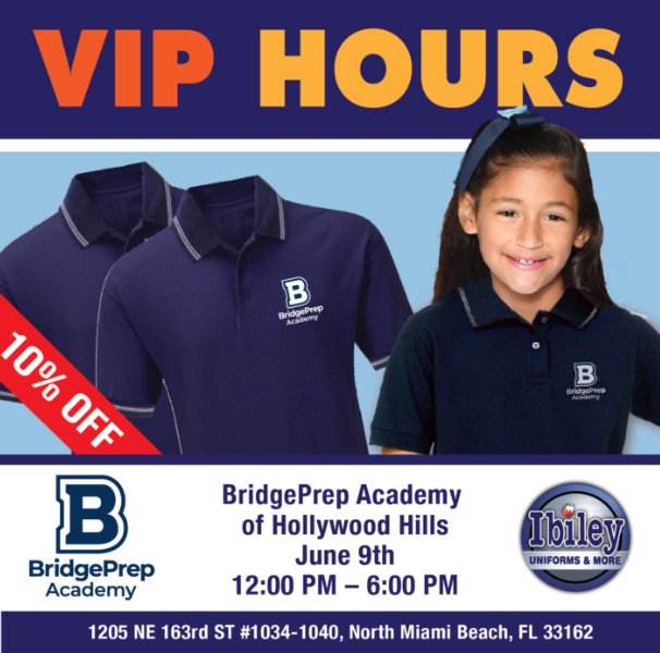 School Uniform Sale at 1205 NE 163rd Street North Miami Beach, FL 33162